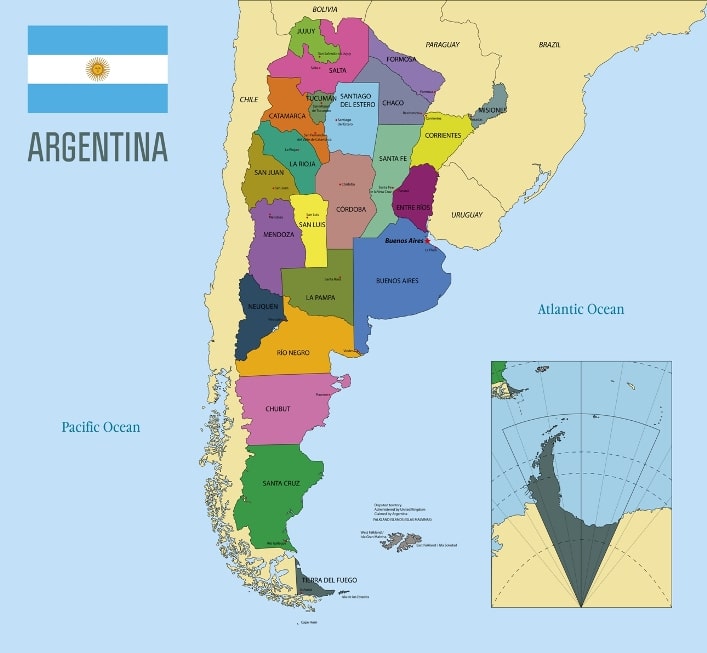 mapa Argentina
