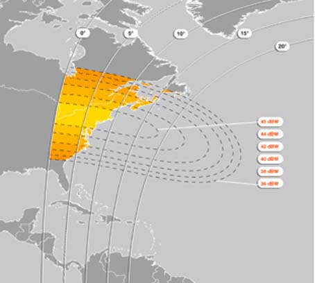 huella satelital